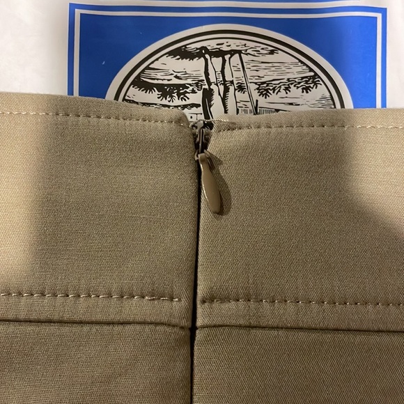 EUC Women’s Khaki Banana Republic A-Line skirt size 6 - Picture 3 of 6